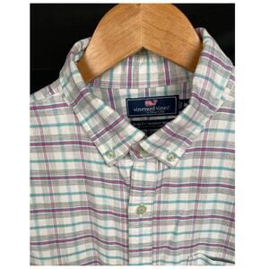 Vineyard Vines Slim Fit Murray Plaid Shirt Men’s M
